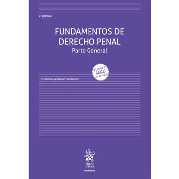 portada Fundamentos de Derecho Penal. Parte general 6ª Edición (in Spanish)