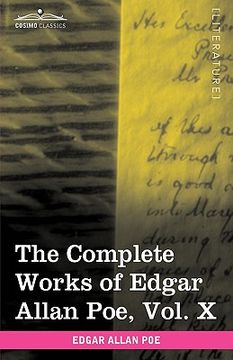 portada the complete works of edgar allan poe, vol. x (in ten volumes): miscellany (en Inglés)