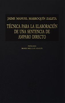 portada Tecnica Para la Elaboracion de una Sentencia de Amparo Directo / 12 ed. / pd.