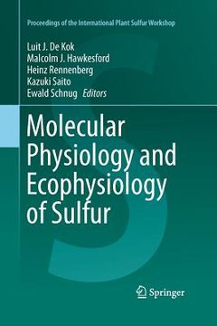 portada Molecular Physiology and Ecophysiology of Sulfur (in English)
