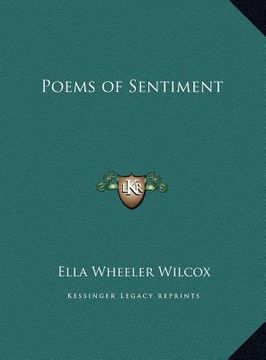 portada poems of sentiment (en Inglés)