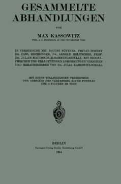 portada Gesammelte Abhandlungen: Mit Einem Vollständigen Verzeichnis der Arbeiten des Verfassers, Einem Porträt und 2 Figuren in Text (German Edition)