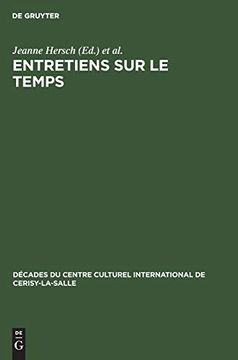 portada Entretiens sur le Temps (en Francés)