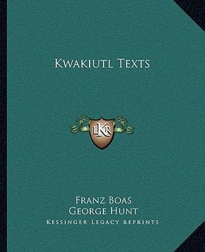 portada kwakiutl texts (in English)