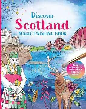 portada Discover Scotland: Magic Painting Book (en Inglés)