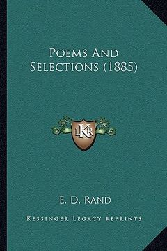 portada poems and selections (1885) (en Inglés)