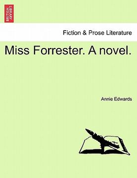portada miss forrester. a novel. (in English)