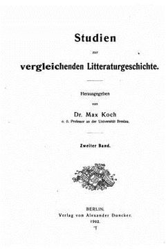 portada Studien zur vergleichenden literaturgeschichte (in German)