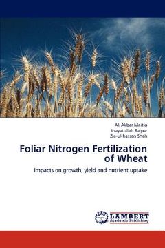 portada foliar nitrogen fertilization of wheat (en Inglés)