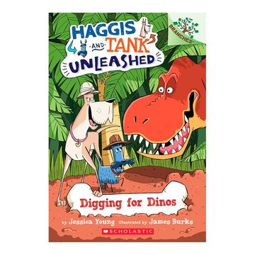 portada Digging for Dinos: A Branches Book (Haggis and Tank Unleashed #2): Volume 2 (en Inglés)
