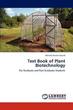 portada text book of plant biotechnology (en Inglés)