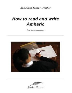portada How to read and write Amharic: For adult learners (en Inglés)