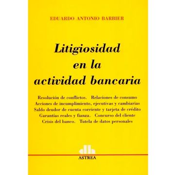 portada litigiosidad en la actividad bancaria (in Spanish)