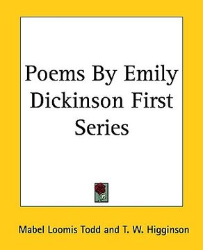portada poems by emily dickinson first series