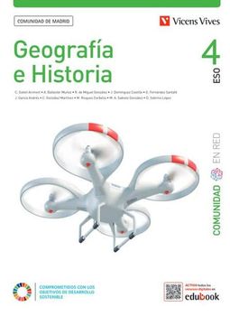 portada Geografía e Historia 4 + Separata. Comunidad de Madrid. (Comunidad en Red) (in Spanish)