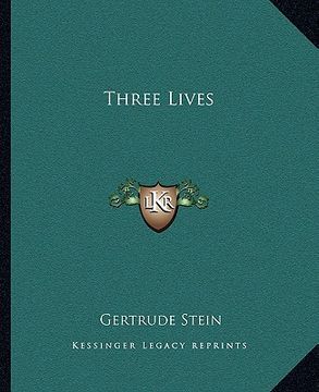 portada three lives (en Inglés)
