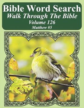 portada Bible Word Search Walk Through The Bible Volume 126: Matthew #5 Extra Large Print (en Inglés)
