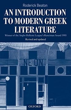 portada An Introduction to Modern Greek Literature (en Inglés)