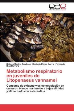 portada metabolismo respiratorio en juveniles de litopenaeus vannamei (in English)