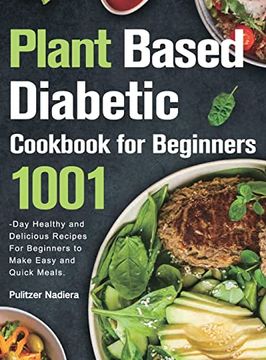 portada Plant Based Diabetic Cookbook for Beginners (en Inglés)