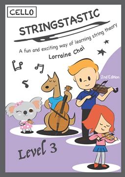 portada Stringstastic Level 3 Cello: String Music Theory (Stringstastic Cello) (en Inglés)