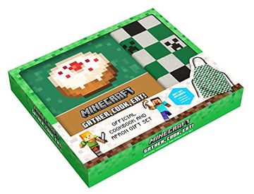 portada Minecraft: The Official Cookbook and Apron Gift Set: Plus Exclusive Apron [With Apron] (en Inglés)