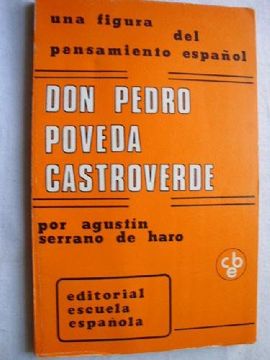 portada Una Figura del Pensamiento Español, don Pedro Poveda Castroverde
