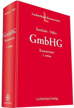 portada Kommentar zum Gmbh-Gesetz (en Alemán)