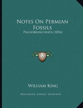 portada notes on permian fossils: palliobranchiata (1856) (in English)