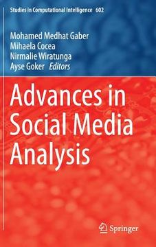 portada Advances in Social Media Analysis (in English)
