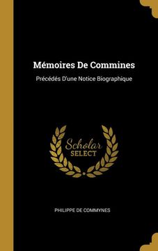portada Memoires de Commines (en Francés)