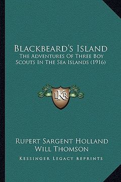 portada blackbeard's island: the adventures of three boy scouts in the sea islands (1916) (en Inglés)