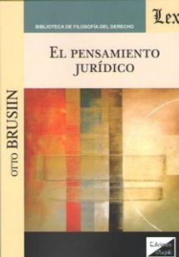 portada El pensamiento jurídico (in Spanish)