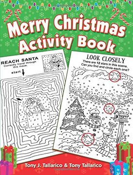 portada Merry Christmas Activity Book (en Inglés)