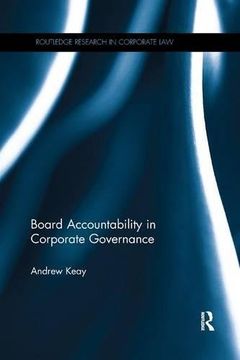 portada Board Accountability in Corporate Governance (Routledge Research in Corporate Law)