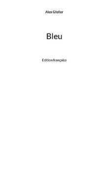 portada Bleu (en Francés)