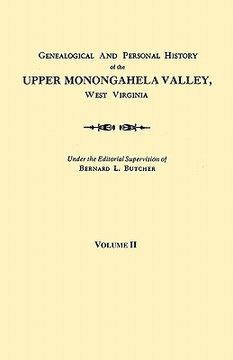 portada genealogical and personal history of the upper monongahela valley, west virginia. in two volumes. volume ii (en Inglés)