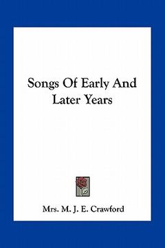 portada songs of early and later years (in English)