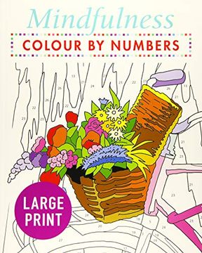 portada Mindfulness Colour-By-Numbers Large Print (en Inglés)