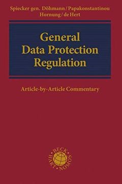 portada General Data Protection Regulation: Article-By-Article Commentary (en Inglés)