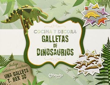 portada Cocina y Decora Galletas de Dinosaurios (in Spanish)