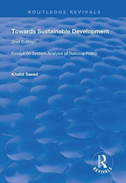 portada Towards Sustainable Development: Essays on System Analysis of National Policy