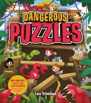 portada Dangerous Puzzles: Odd one Out, Spot the Difference, and Many More! (en Inglés)