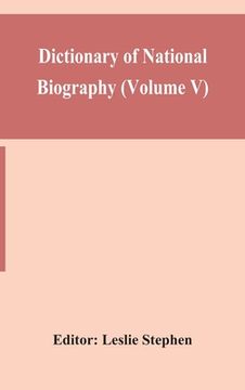 portada Dictionary of national biography (Volume V) (en Inglés)