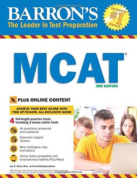 portada Barron's MCAT, 3rd Edition: With Bonus Online Tests