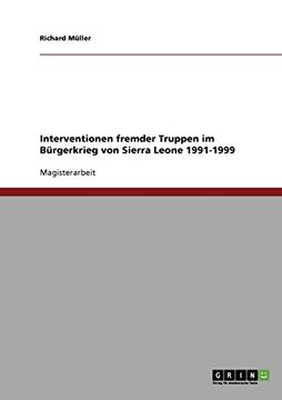 portada Interventionen fremder Truppen im Bürgerkrieg von Sierra Leone 1991-1999 (German Edition)