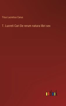 portada T. Lucreti Cari De rerum natura libri sex (en Alemán)