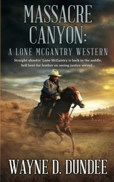 portada Massacre Canyon: A Lone Mcgantry Western (en Inglés)