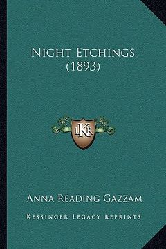 portada night etchings (1893) (in English)