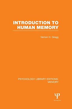 portada Introduction to Human Memory (Ple: Memory) (in English)